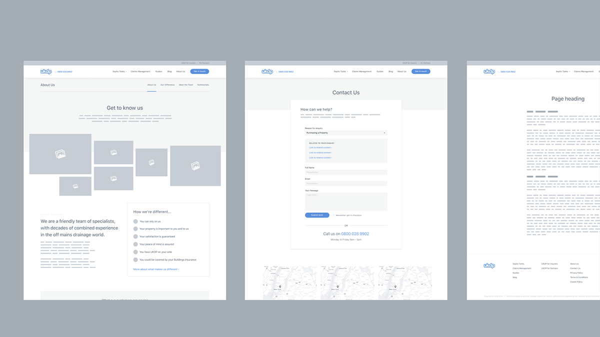 Club mid fidelity wireframe example
