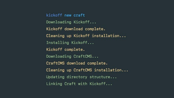 Club Craft CMS Installer Preview